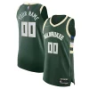 Classico Bellissimo Cool Milwaukee Bucks Nike 2021/22 Diamond Authentic Custom Jersey Icon Edition Hunter Green