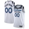 Comodo Prestigioso Minnesota Timberwolves Nike Unisex Swingman Custom Jersey White Association Edition