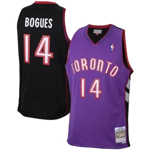 Stupendo Fascinante Bellissimo Muggsy Bogues Toronto Raptors 2001/02 Hardwood Classics Swingman Jersey Purple
