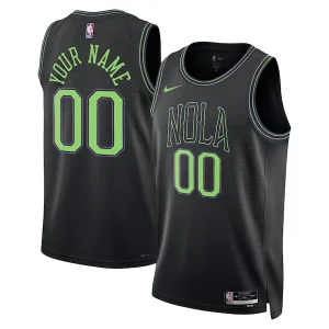Accattivante Comodo Eccezionale New Orleans Pelicans Nike Unisex 2023/24 Custom Swingman Jersey Black City Edition