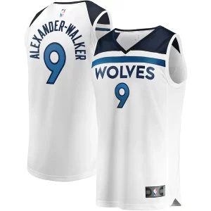 Fantastico Splendido Carino Nickeil Alexander Walker Minnesota Timberwolves Youth Fast Break Replica Player Jersey Association Edition White