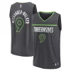 Cool Stupendo Moderno Nickeil Alexander Walker Minnesota Timberwolves Youth Fast Break Replica Player Jersey Statement Edition Black