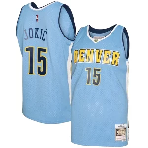 Sofisticato Nikola Jokic Denver Nuggets 2016/17 Swingman Jersey Light Blue