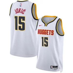 Fantastico Magnifico Raffinato Nikola Jokic Denver Nuggets Nike Unisex Swingman Jersey Association Edition White/Navy