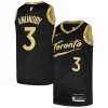 Attraente Ottimo Carino OG Anunoby Toronto Raptors Nike Swingman Player Jersey City Edition Black