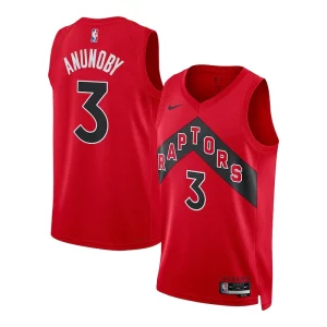 Resistente OG Anunoby Toronto Raptors Nike Unisex Swingman Jersey Association Edition Red