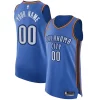 Fantastico Classico Lussuoso Oklahoma City Thunder Nike Authentic Custom Jersey Blue Icon Edition