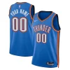 Prestigioso Oklahoma City Thunder Nike Unisex Swingman Custom Jersey Blue Icon Edition