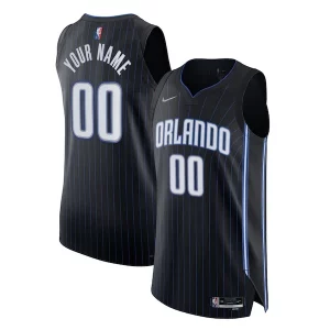 Fantastico Raffinato Orlando Magic Nike 2021/22 Diamond Authentic Custom Jersey Icon Edition Black