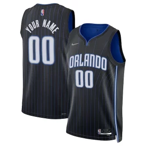 Lussuoso Accattivante Orlando Magic Nike 2021/22 Diamond Swingman Custom Jersey Icon Edition Black