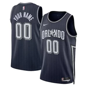 Resistente Moderno Orlando Magic Nike Unisex 2023/24 Custom Swingman Jersey Navy City Edition