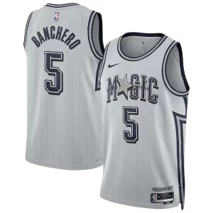 Pratico Stupendo Raffinato Paolo Banchero Orlando Magic Nike Unisex 2024/25 Swingman Player Jersey City Edition Silver