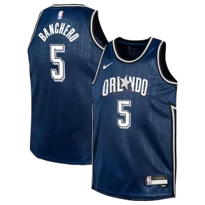 Moderno Paolo Banchero Orlando Magic Nike Youth Swingman Replica Jersey City Edition Navy