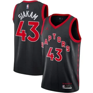 Moderno Splendido Prestigioso Pascal Siakam Toronto Raptors Jordan Brand 2020/21 Swingman Jersey Statement Edition Black