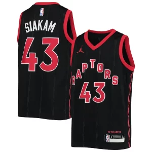 Robusto Pascal Siakam Toronto Raptors Jordan Brand Youth 2020/21 Swingman Jersey Statement Edition Black