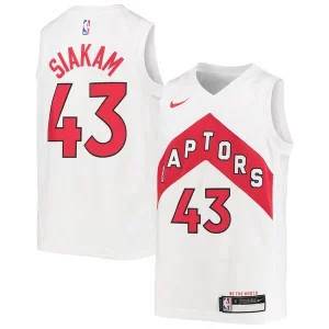 Carino Ottimo Delizioso Pascal Siakam Toronto Raptors Nike Youth Swingman Jersey Association Edition White/Red