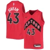 Trendy Sofisticato Carino Pascal Siakam Toronto Raptors Nike Youth Swingman Jersey Icon Edition Red/White