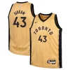 Accattivante Trendy Sofisticato Pascal Siakam Toronto Raptors Nike Youth Swingman Replica Jersey City Edition Gold