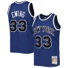 Moderno Patrick Ewing New York Knicks 1997/98 Hardwood Classics Off Court Swingman Jersey Blue