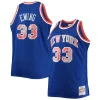 Prestigioso Ottimo Patrick Ewing New York Knicks Big & Tall 1991/92 NBA 75th Anniversary Diamond Swingman Jersey Blue