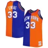 Attraente Elegante Versatile Patrick Ewing New York Knicks Big & Tall Hardwood Classics 1991/92 Split Swingman Jersey Blue/Orange