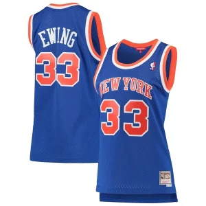 Elegante Gorgeous Raffinato Patrick Ewing New York Knicks Women's 1991/92 Hardwood Classics Swingman Jersey Blue