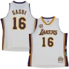 Cool Robusto Pau Gasol Los Angeles Lakers Unisex Hall of Fame Class of 2023 Throwback Swingman Jersey White