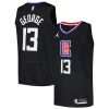 Delizioso Paul George LA Clippers Jordan Brand Nike Swingman Player Jersey Statement Edition Black
