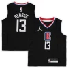 Attraente Magnifico Paul George LA Clippers Jordan Brand Preschool 2020/21 Fast Break Replica Jersey Statement Edition Black