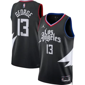 Elegante Fascinante Stupendo Paul George LA Clippers Jordan Brand Unisex Swingman Jersey Statement Edition Black