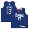 Prestigioso Ottimo Comodo Paul George LA Clippers Nike Toddler 2020/21 Replica Jersey Icon Edition Royal