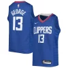 Versatile Sofisticato Paul George LA Clippers Nike Youth 2021/22 Diamond Swingman Jersey Icon Edition Royal