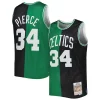 Carino Stupendo Robusto Paul Pierce Boston Celtics Hardwood Classics 2007/08 Split Swingman Jersey Black/Kelly Green