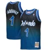 Resistente Cool Penny Hardaway Orlando Magic 1994/95 Hardwood Classics Fadeaway Swingman Player Jersey Royal/Black
