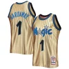 Fascinante Penny Hardaway Orlando Magic 75th Anniversary 1993/94 Hardwood Classics Swingman Jersey Gold
