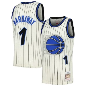 Delizioso Accattivante Penny Hardaway Orlando Magic Chainstitch Swingman Jersey Cream