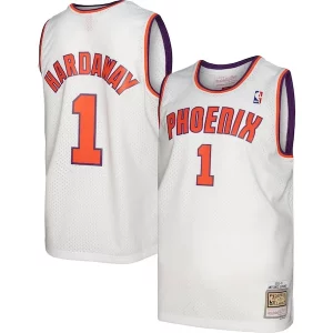 Attraente Classico Sofisticato Penny Hardaway Phoenix Suns 2001/02 Hardwood Classics Swingman Jersey White/Purple