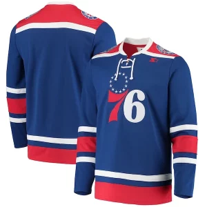 Pratico Philadelphia 76ers G III Sports by Carl Banks Pointman Hockey Fashion Jersey Royal