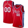 Moderno Fantastico Philadelphia 76ers Jordan Brand Swingman Custom Jersey Statement Edition Red