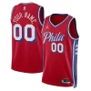 Magnifico Trendy Delizioso Philadelphia 76ers Jordan Brand Unisex 2022/23 Swingman Custom Jersey Statement Edition Red