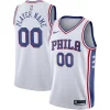 Lussuoso Philadelphia 76ers Nike 2020/21 Swingman Custom Jersey Association Edition White