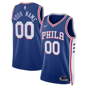 Splendido Moderno Prestigioso Philadelphia 76ers Nike Unisex 2022/23 Swingman Custom Jersey Royal Icon Edition