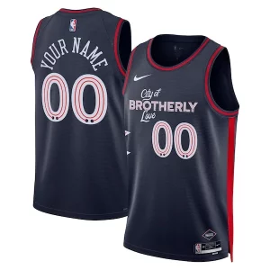 Comodo Delizioso Gorgeous Philadelphia 76ers Nike Unisex 2023/24 Custom Swingman Jersey Navy City Edition