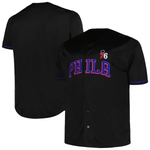 Meraviglioso Philadelphia 76ers Profile Big & Tall Pop Jersey Black