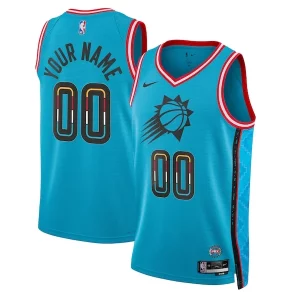 Delizioso Phoenix Suns Nike Unisex 2022/23 Swingman Custom Jersey City Edition Turquoise