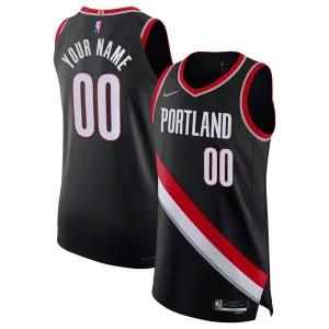 Sofisticato Portland Trail Blazers Nike 2021/22 Diamond Authentic Custom Jersey Icon Edition Black
