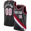 Robusto Elegante Portland Trail Blazers Nike Swingman Custom Jersey Black Icon Edition