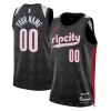 Comodo Delizioso Lussuoso Portland Trail Blazers Nike Unisex 2024/25 Custom Swingman Jersey City Edition Black