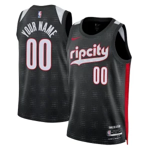 Comodo Delizioso Lussuoso Portland Trail Blazers Nike Unisex 2024/25 Custom Swingman Jersey City Edition Black