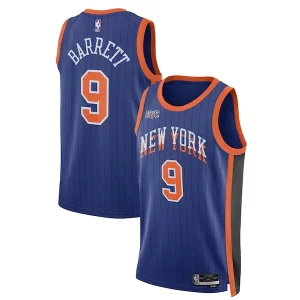 Moderno RJ Barrett New York Knicks Nike Unisex 2023/24 Swingman Jersey Blue City Edition